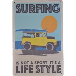 AF09- Lot de 5 Affiches vintage Surf- 20x30cm